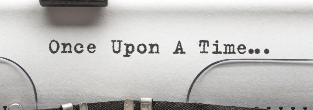 How to start a script blog_once upon a time on typewriter