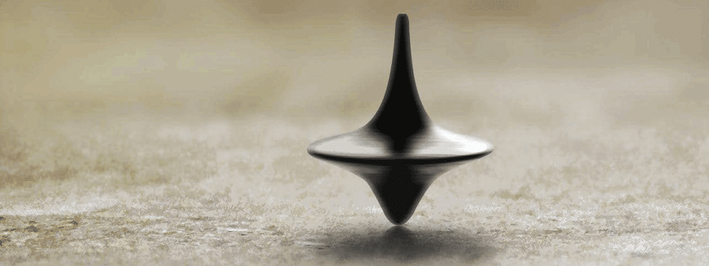 The spinning top at the end of Inception